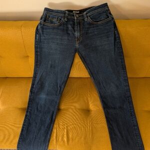 Men's Straight Jeans - Dark Blue